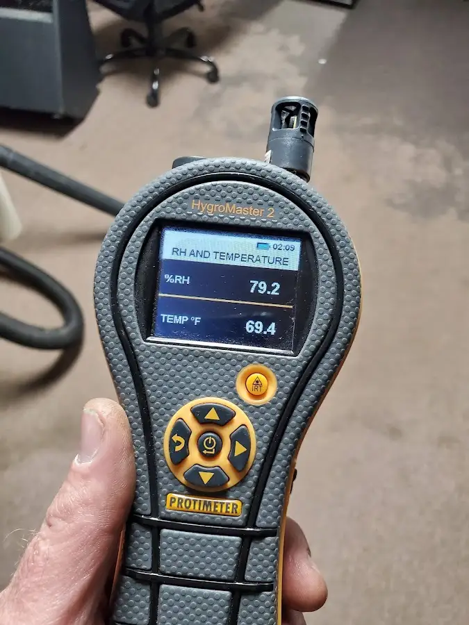 Moisture meter humidity assessment for Mold Remediation & Removal in Pierre
